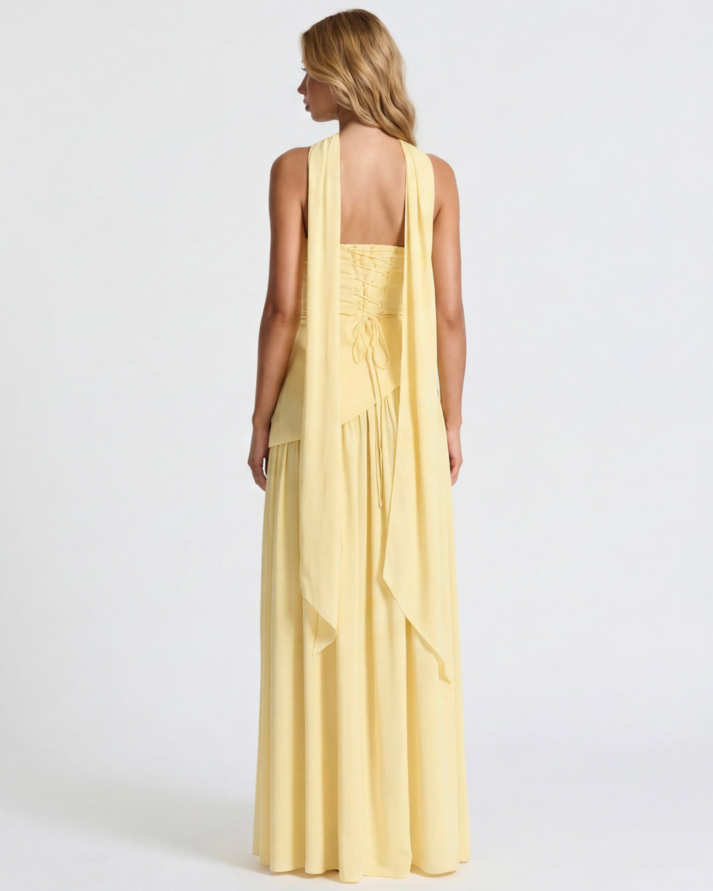 Vestido Longo sem Alças Primavera do Vale