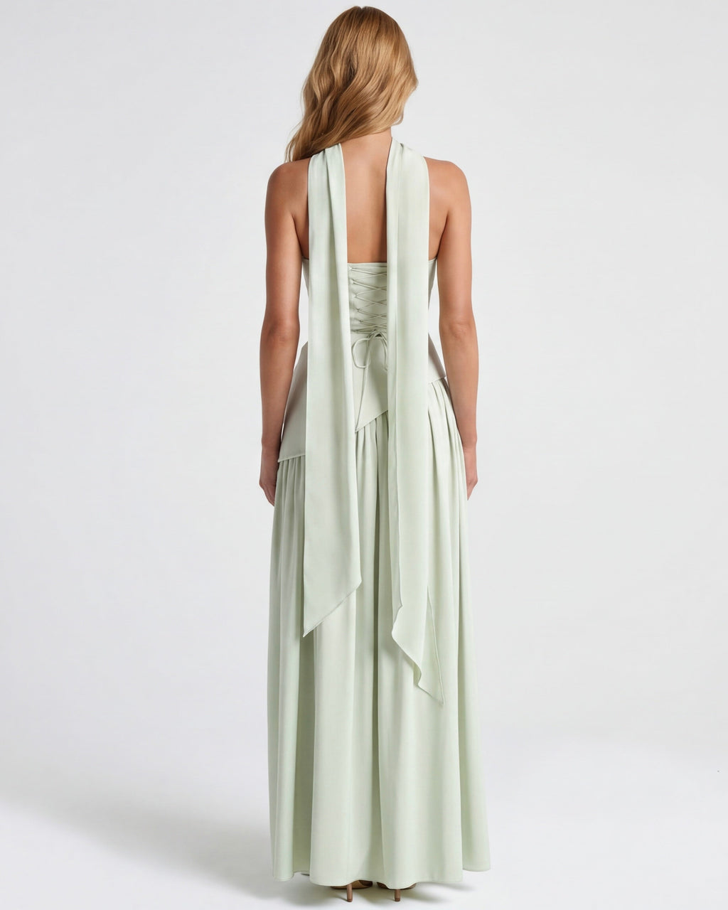 Vestido Longo sem Alças Primavera do Vale