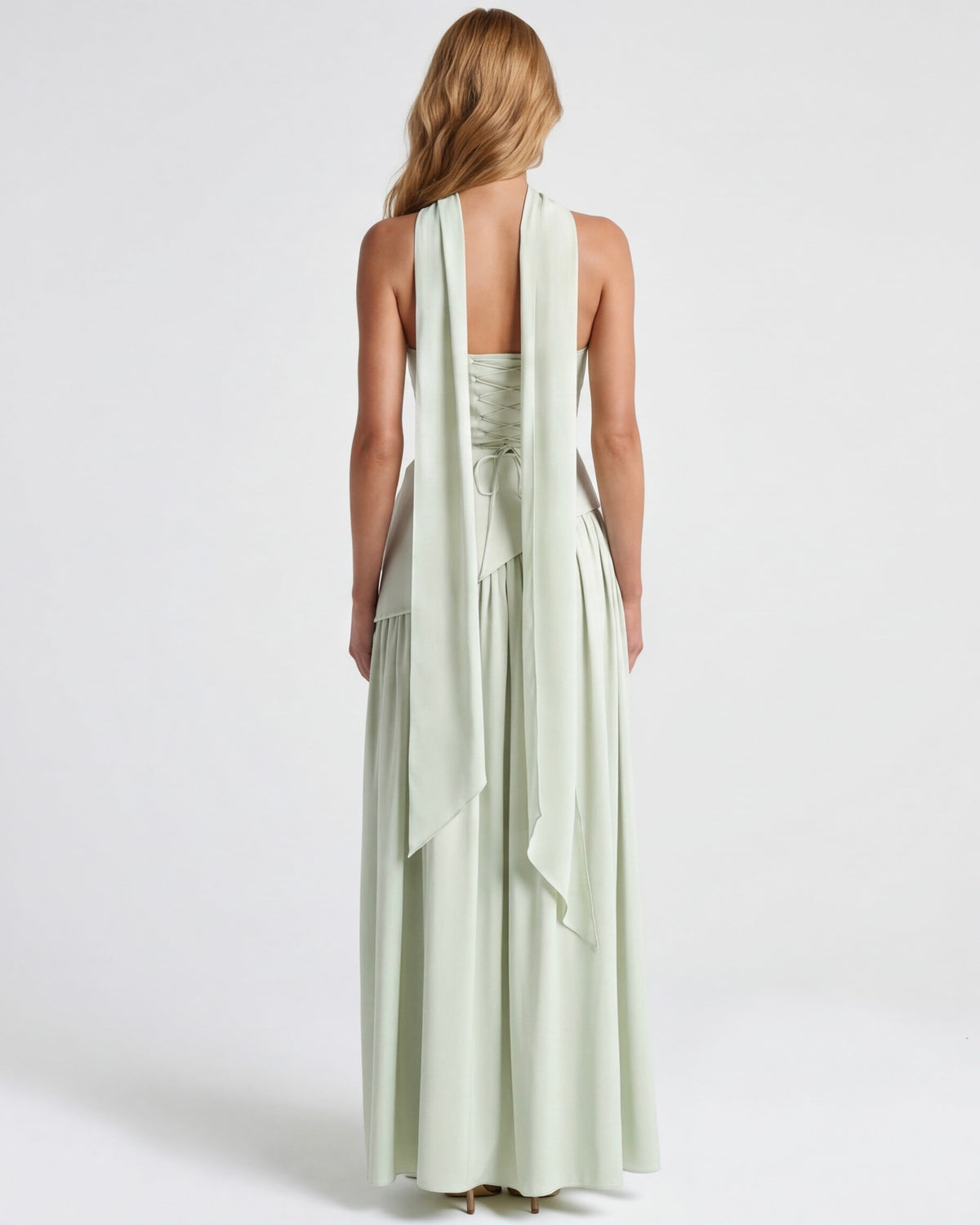 Vestido Longo sem Alças Primavera do Vale