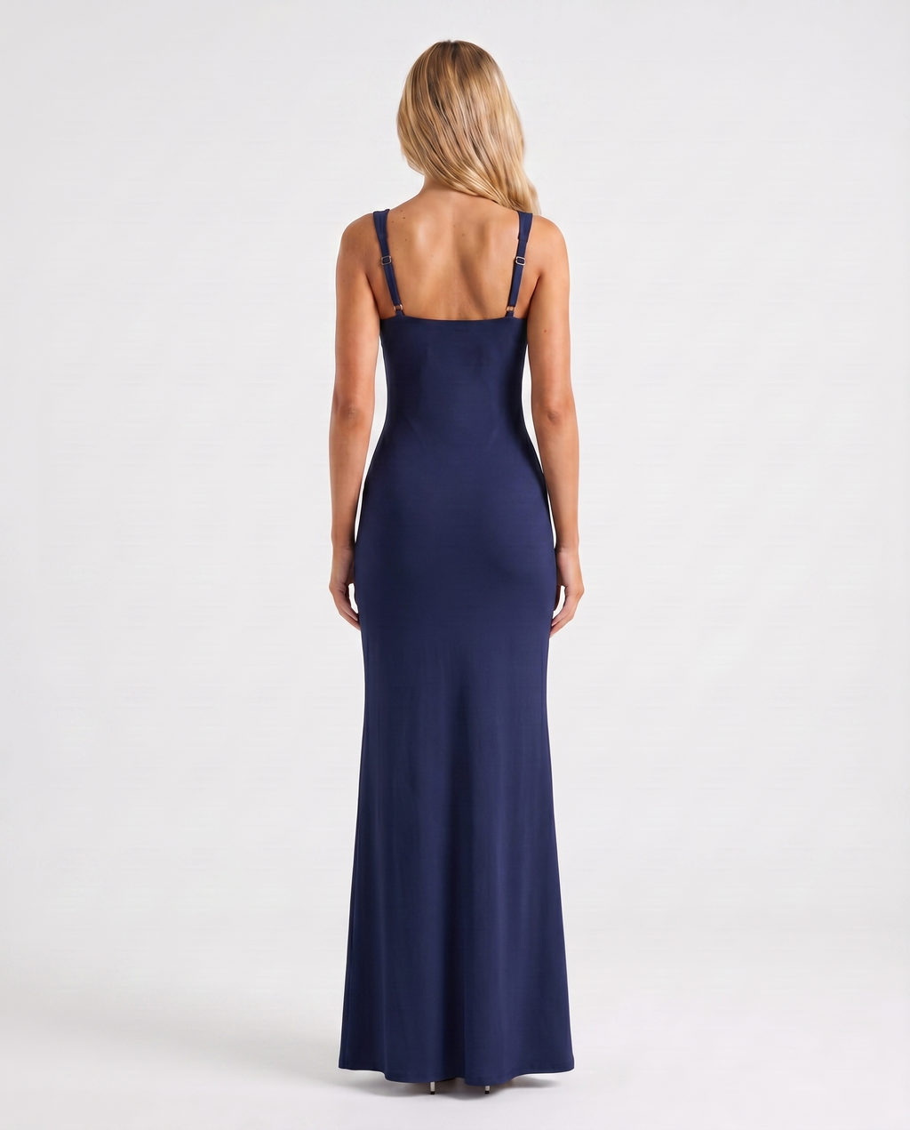 Vestido Longo de Decote Quadrado Verão do Vale