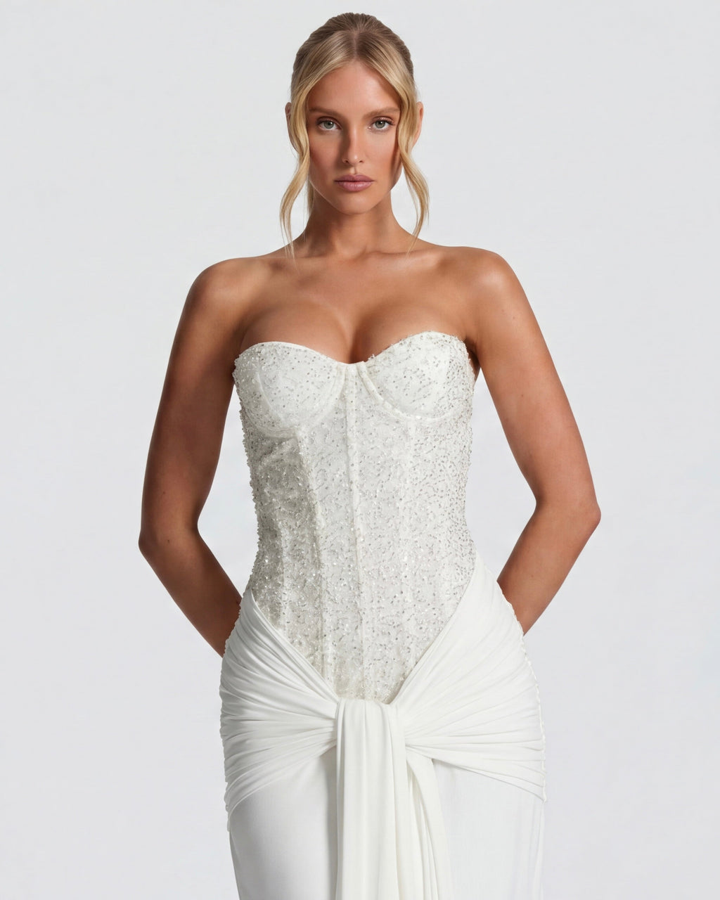 Vestido Longo sem Alças Dália da Primavera