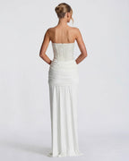 Vestido Longo sem Alças Dália da Primavera