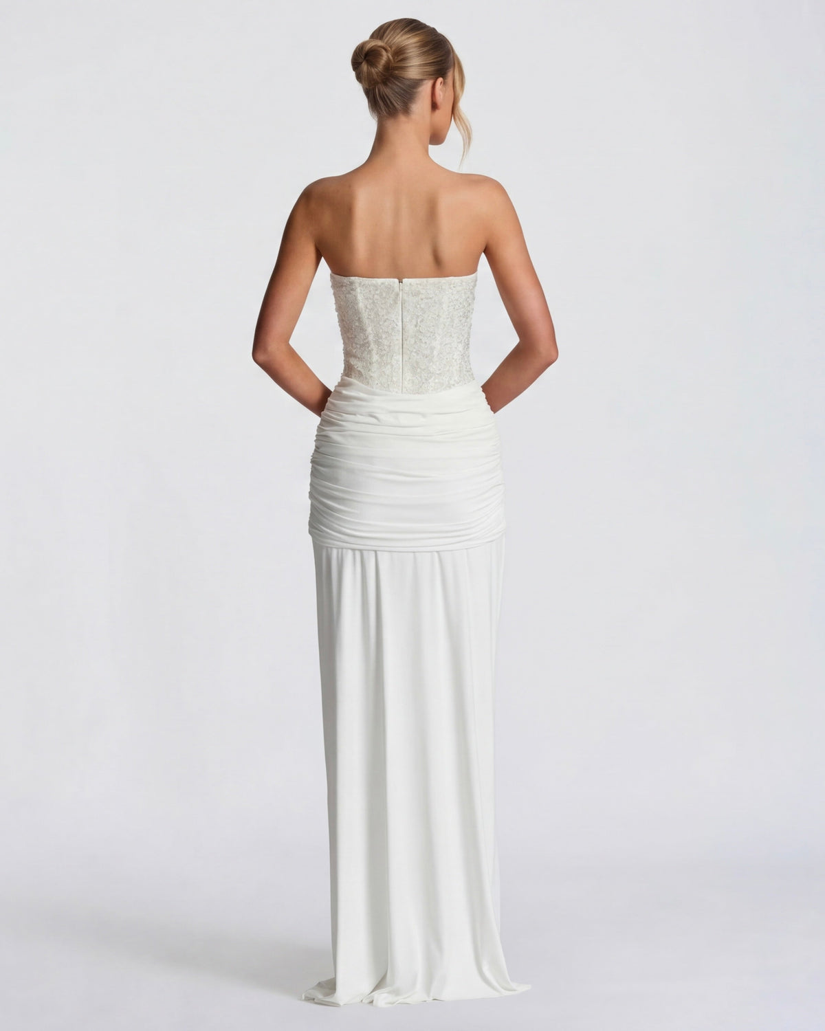 Vestido Longo sem Alças Dália da Primavera