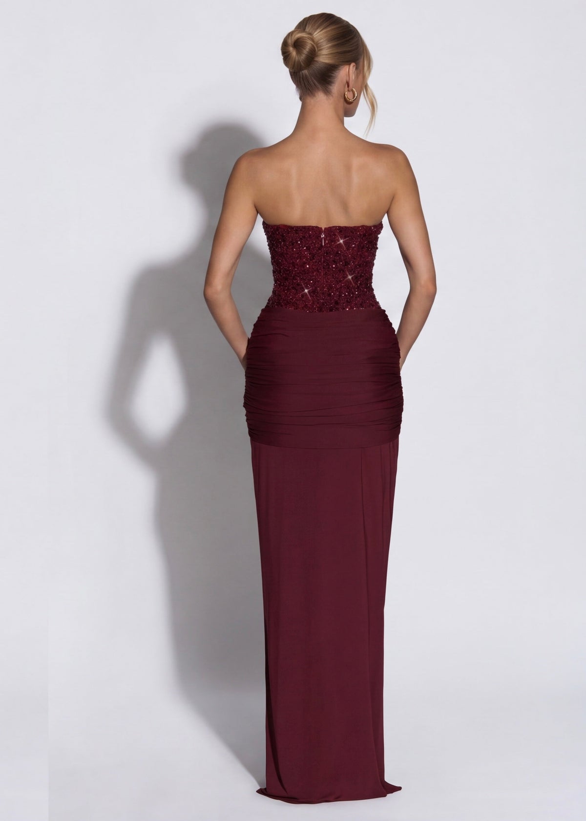 Vestido Longo sem Alças Dália da Primavera