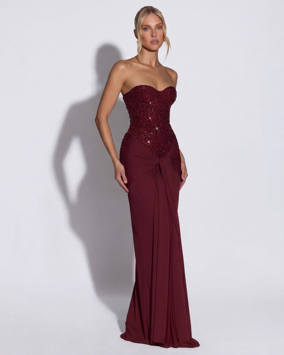 Vestido Longo sem Alças Dália da Primavera