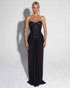 Vestido Longo sem Alças Dália da Primavera