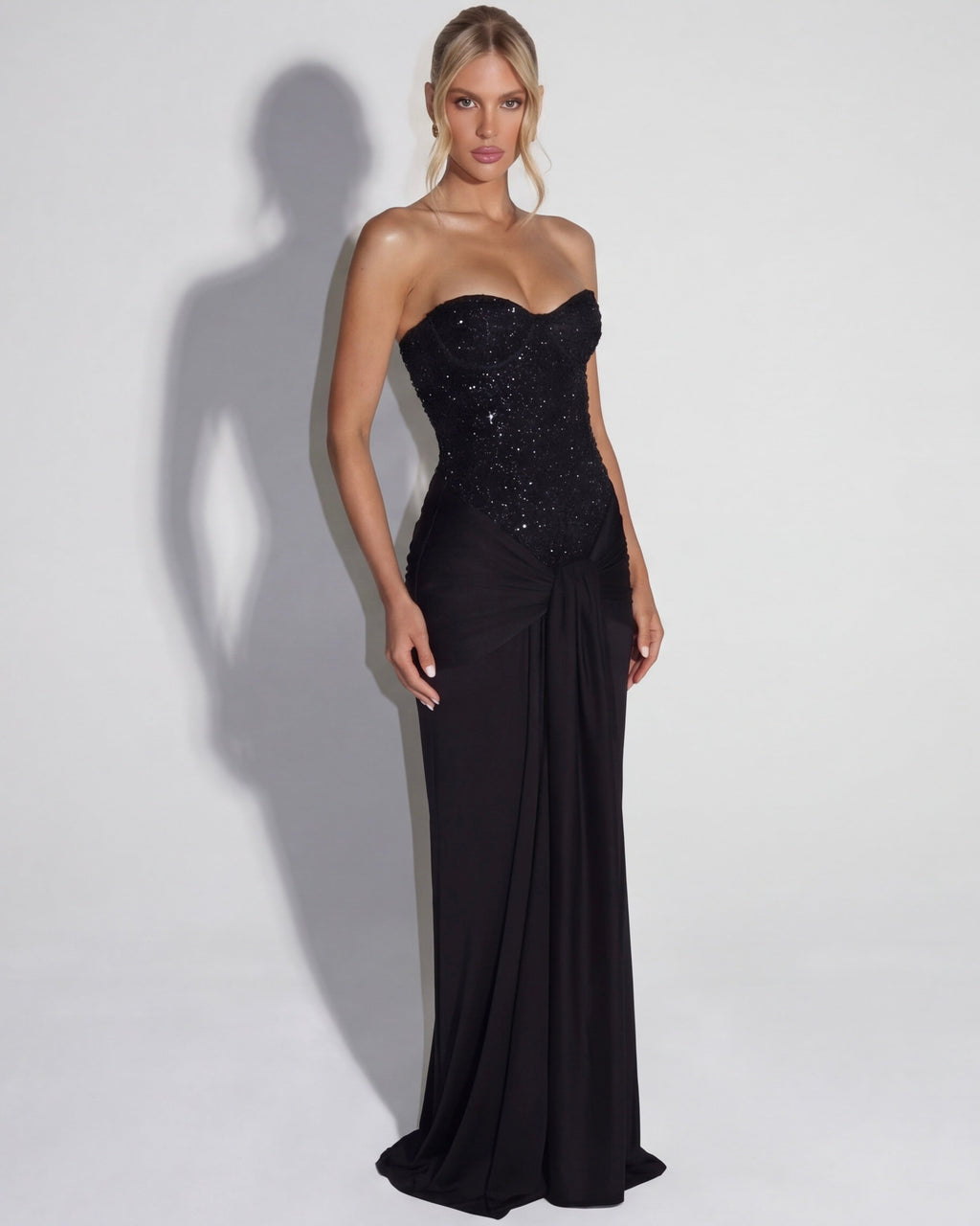 Vestido Longo sem Alças Dália da Primavera