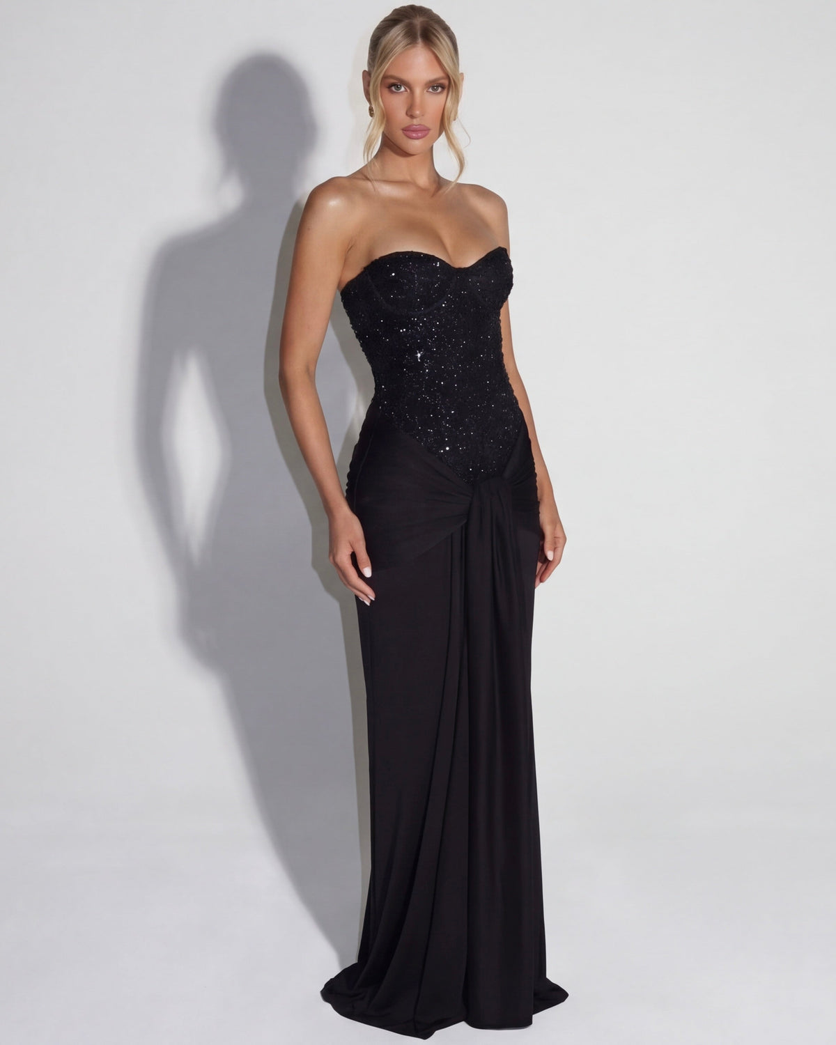Vestido Longo sem Alças Dália da Primavera