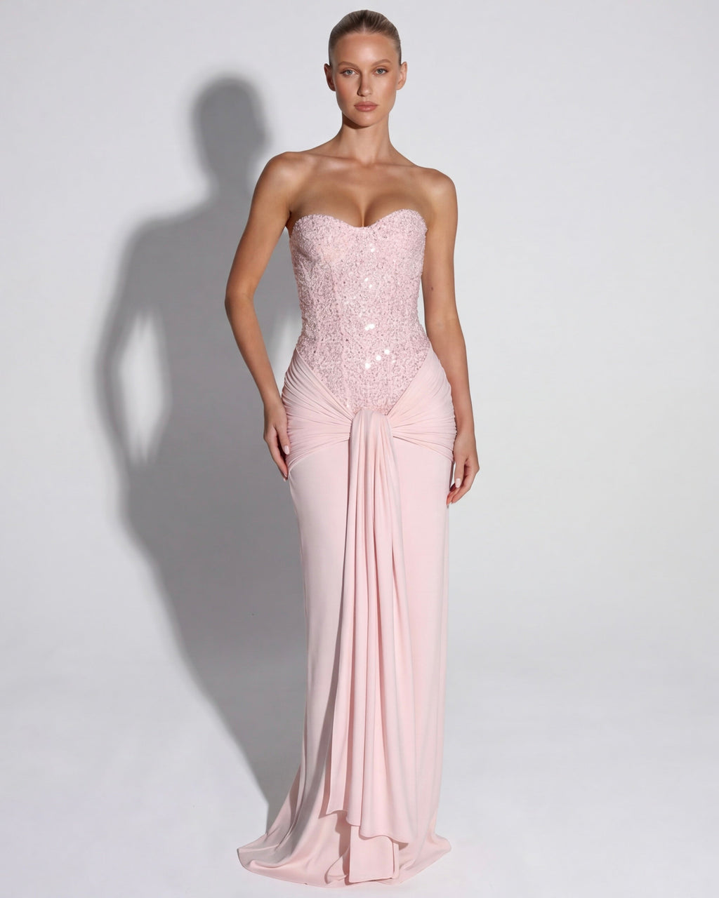 Vestido Longo sem Alças Dália da Primavera