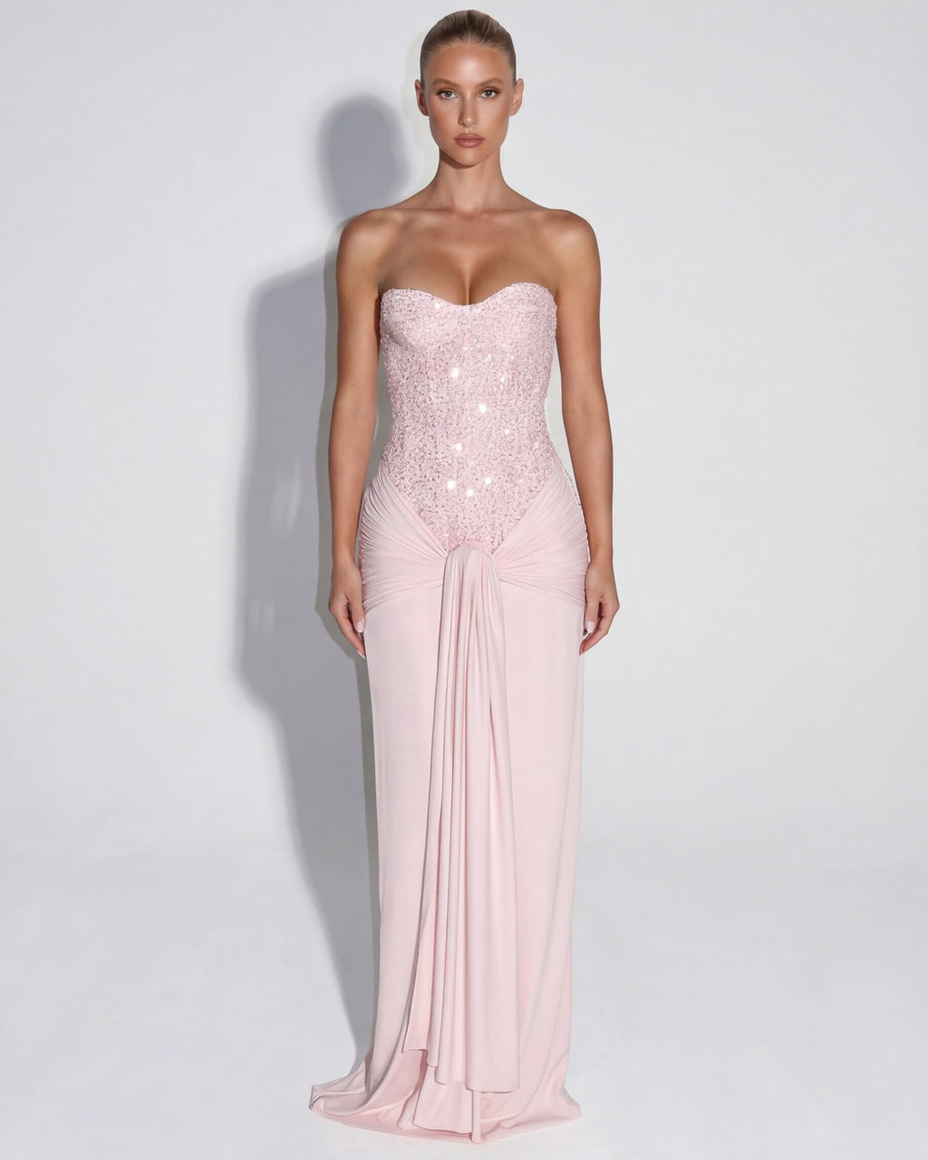 Vestido Longo sem Alças Dália da Primavera