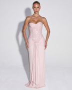 Vestido Longo sem Alças Dália da Primavera