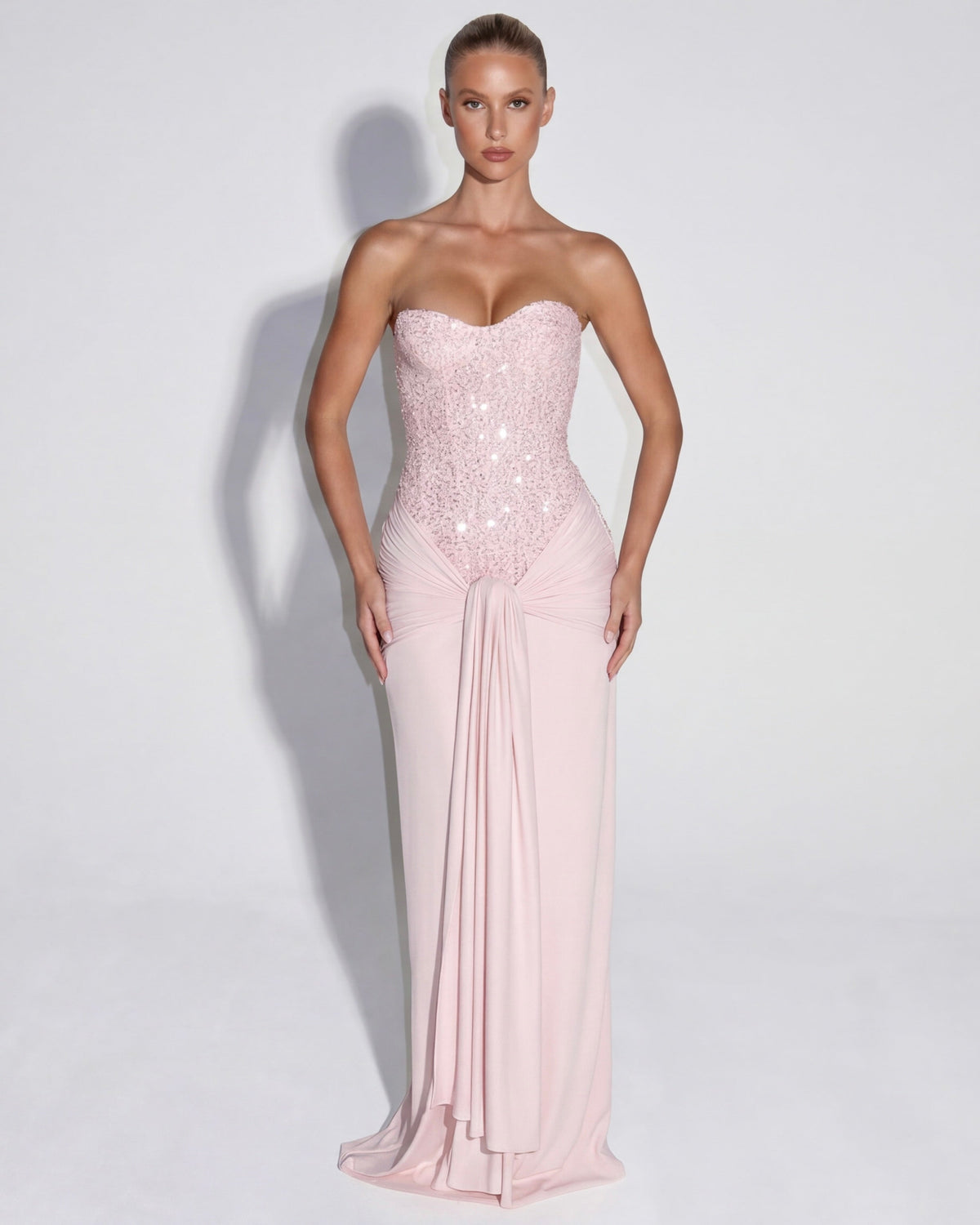 Vestido Longo sem Alças Dália da Primavera