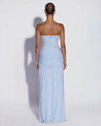 Vestido Longo sem Alças Dália da Primavera