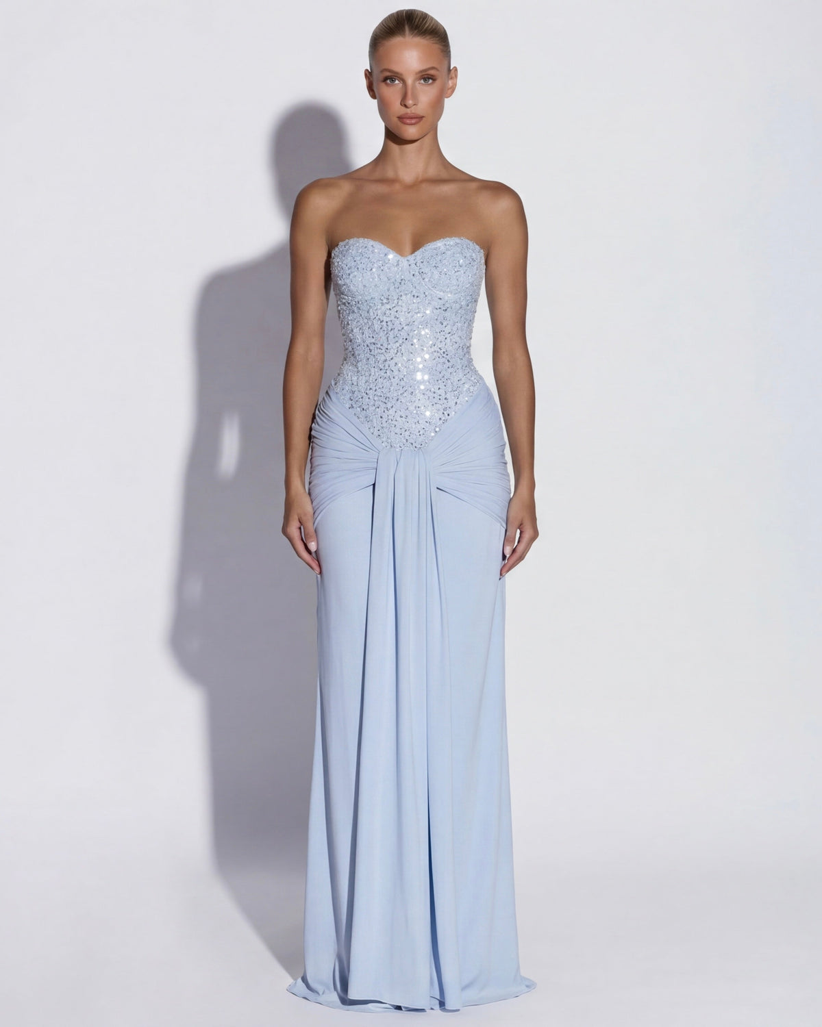 Vestido Longo sem Alças Dália da Primavera