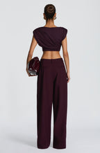 Kirsty Pants - Plum Pants Babyboo Fashion Premium Exclusive Design