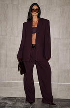 Kirsty Pants - Plum Pants Babyboo Fashion Premium Exclusive Design