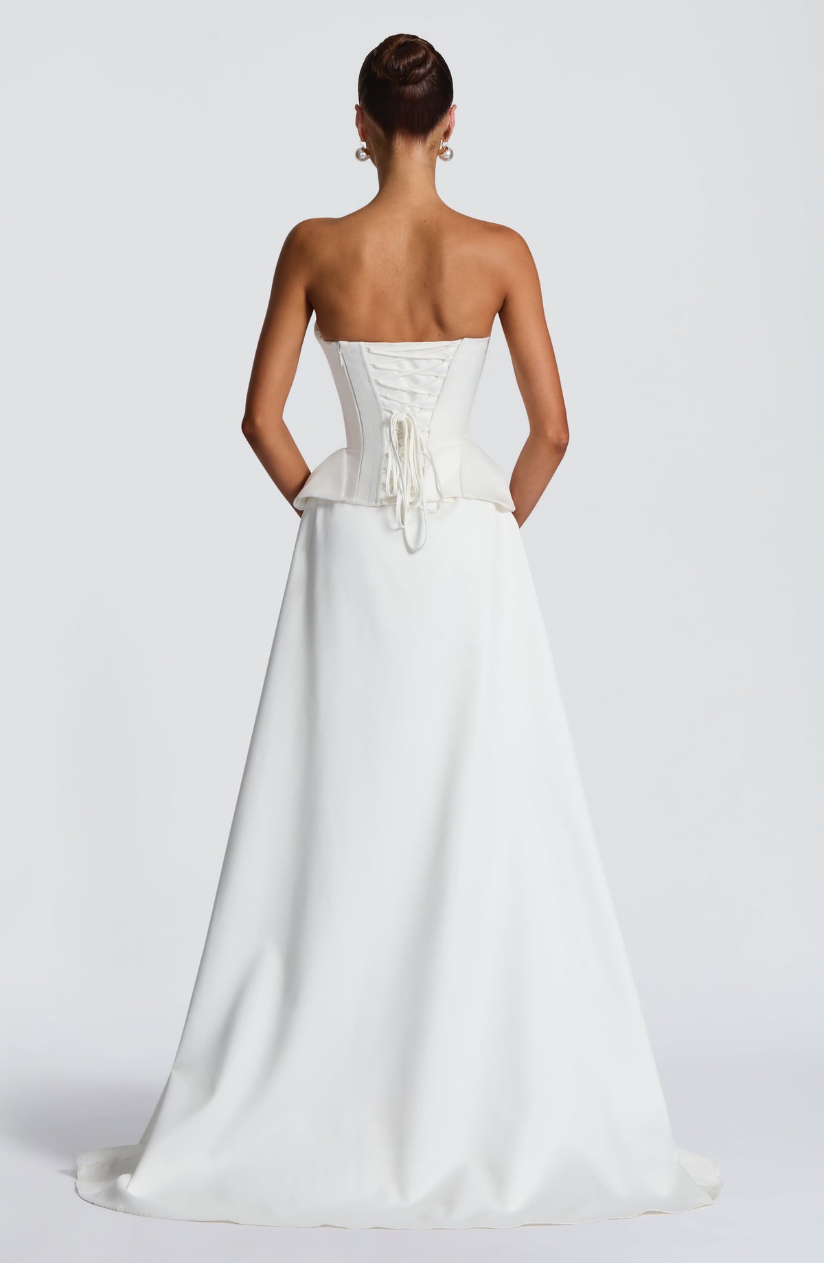 Neri Skirt Train - Ivory Skirt Babyboo Fashion Premium Exclusive Design