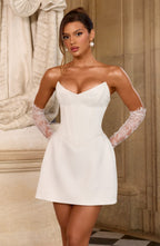 Torin Mini Dress - Ivory Dress Babyboo Fashion Premium Exclusive Design
