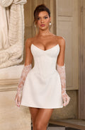 Torin Mini Dress - Ivory Dress XS Babyboo Fashion Premium Exclusive Design