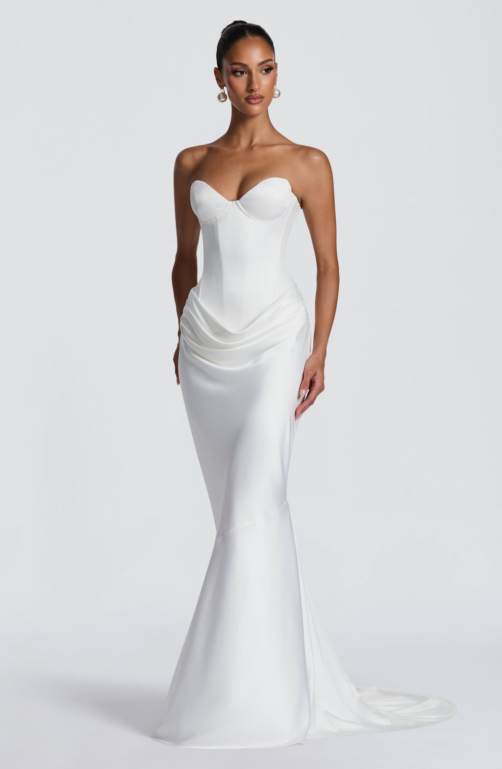 Vaila Gown - Ivory Dress Babyboo Fashion Premium Exclusive Design