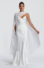 Vaila Gown - Ivory Dress Babyboo Fashion Premium Exclusive Design