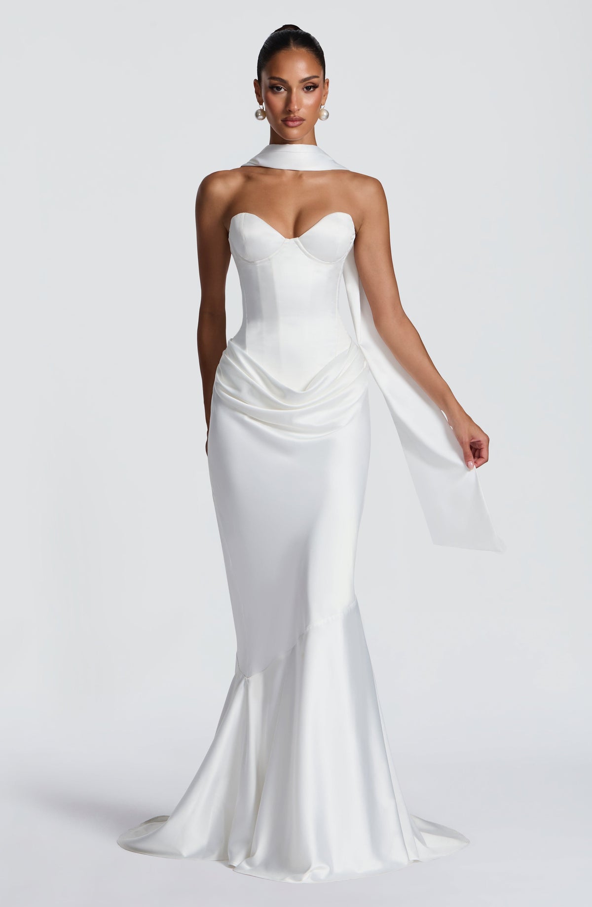 Vaila Gown - Ivory Dress Babyboo Fashion Premium Exclusive Design