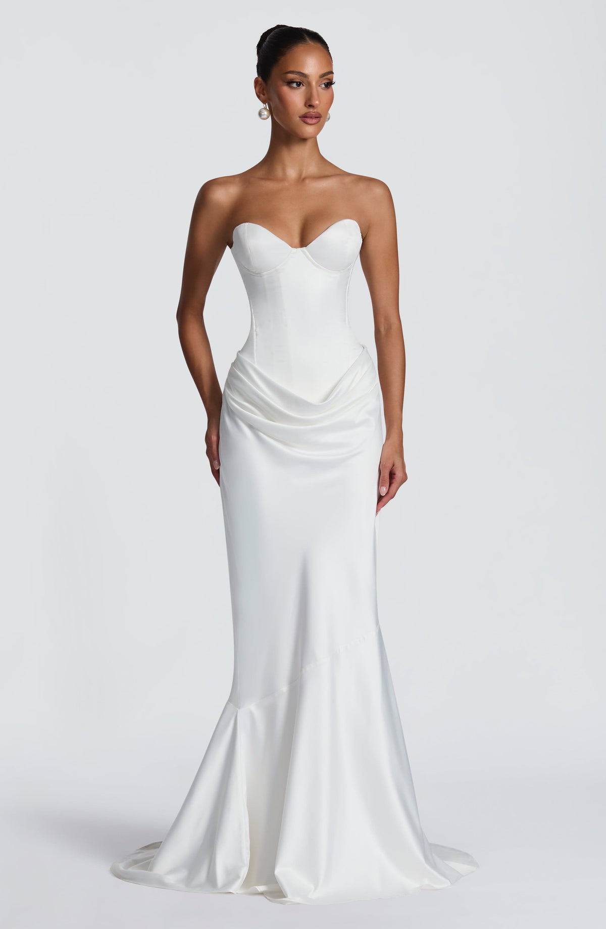 Vaila Gown - Ivory Dress Babyboo Fashion Premium Exclusive Design