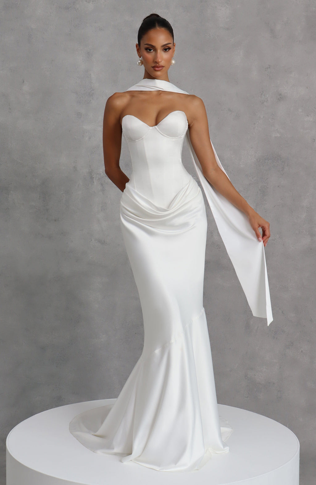 Vaila Gown - Ivory Dress Babyboo Fashion Premium Exclusive Design