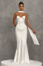 Vaila Gown - Ivory Dress Babyboo Fashion Premium Exclusive Design