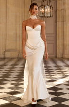 Vaila Gown - Ivory Dress Babyboo Fashion Premium Exclusive Design